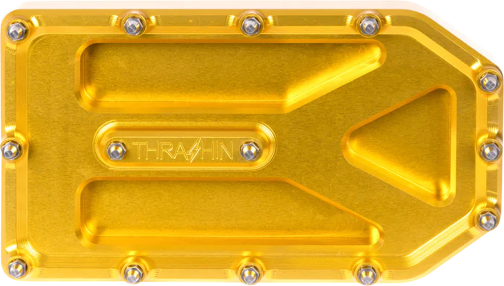 Aggressor Brake Pedal Pad - Gold - Touring
