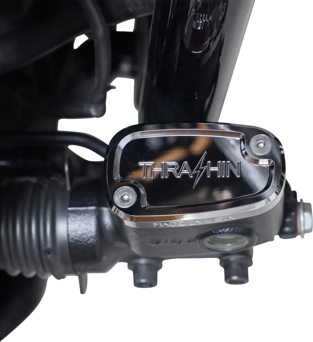 Brake Reservoir Cap - Rear - Chrome - '18+ Softail