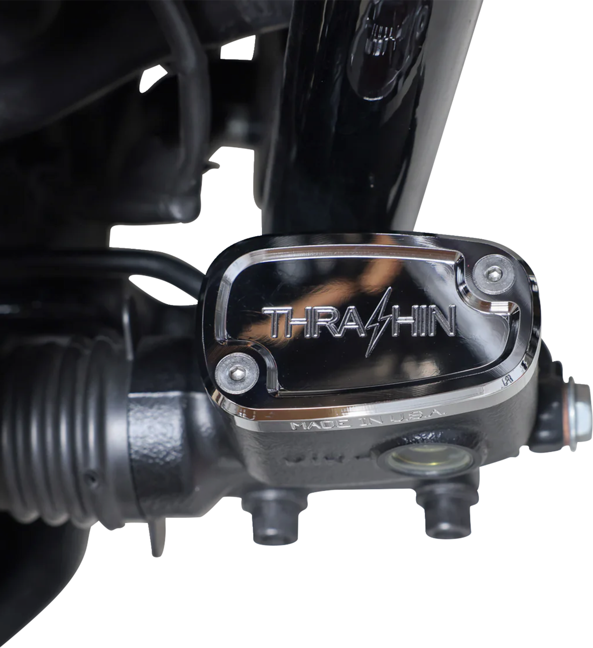Brake Reservoir Cap - Rear - Chrome - '18+ Softail