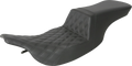 Tour Step-Up Seat - Front Lattice Stitch - Black - FL '97-'07