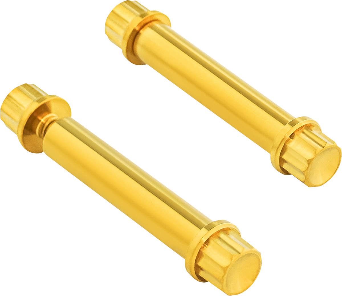 Bolt Kit - Footpeg - 12-Point - Titanium - Gold
