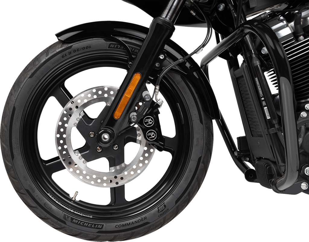 P-Tom Front Fender - Black - 19" - HD Dyna/Softail