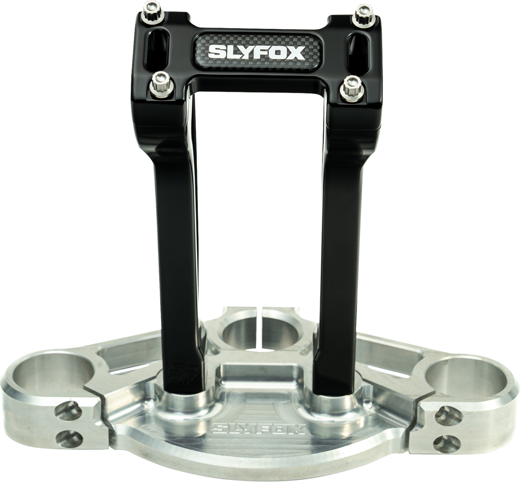 Handlebar Riser Kit - Pullback - 1-1/8" Clamping - 8" Rise - Black