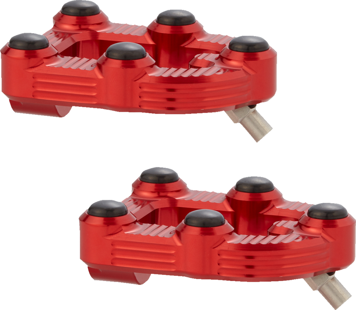 MX Foot Pegs - Driver - Red