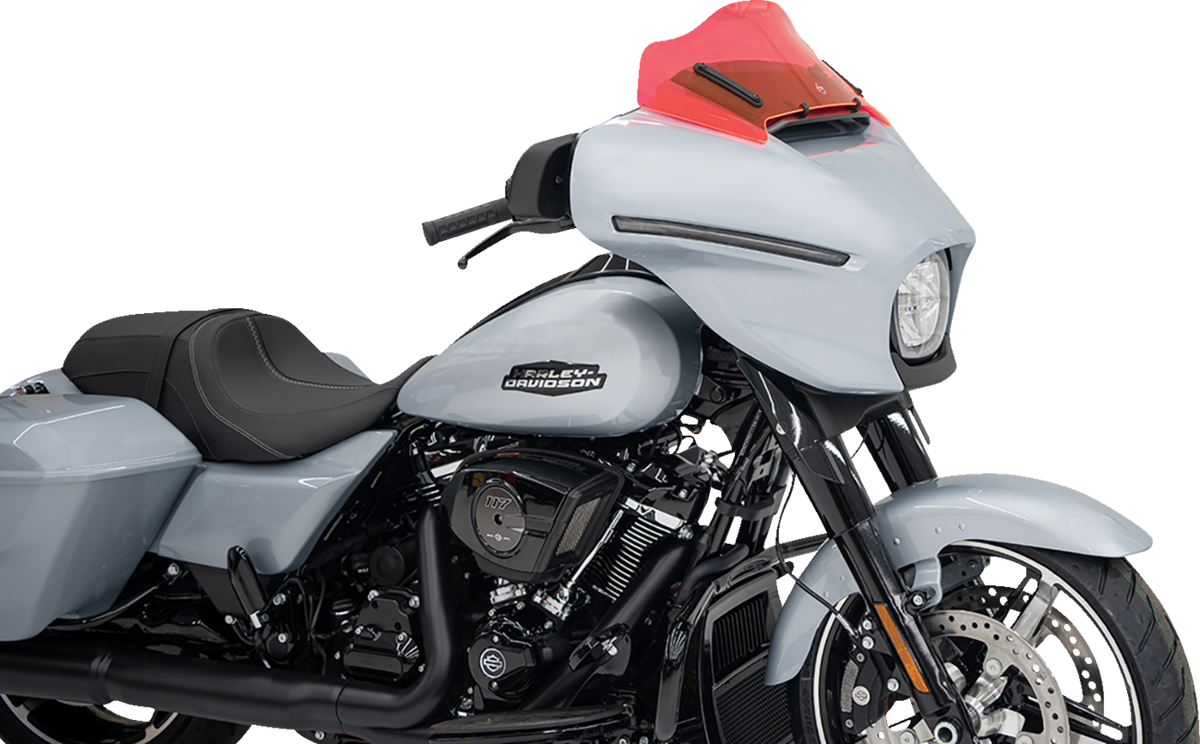 Ice Flare® Windshield - 8" - Pink Ice - '23-'26 FLHX/FLHLT