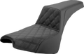 Step-Up Seat - Front Lattice Stitch - Black - FXBB/FXST '18-'25