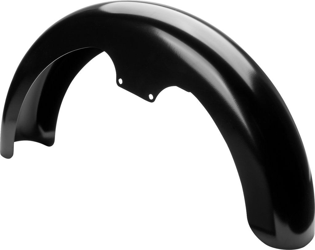 Wrapper Front Fender - Black - 19" - HD Softail