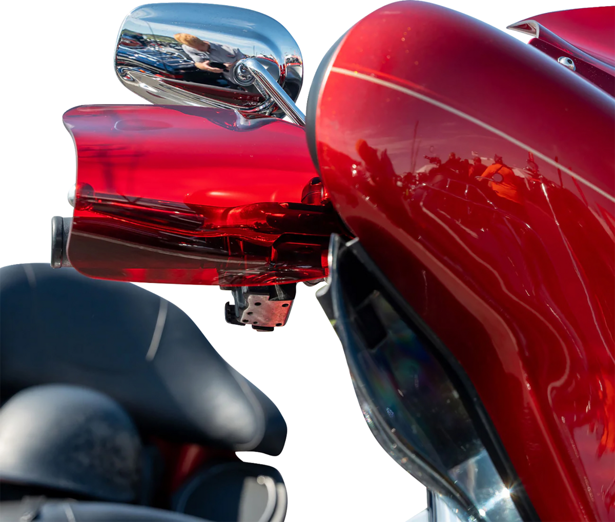 Flare® Handguards - '23-'25 Harley-Davidson - Red
