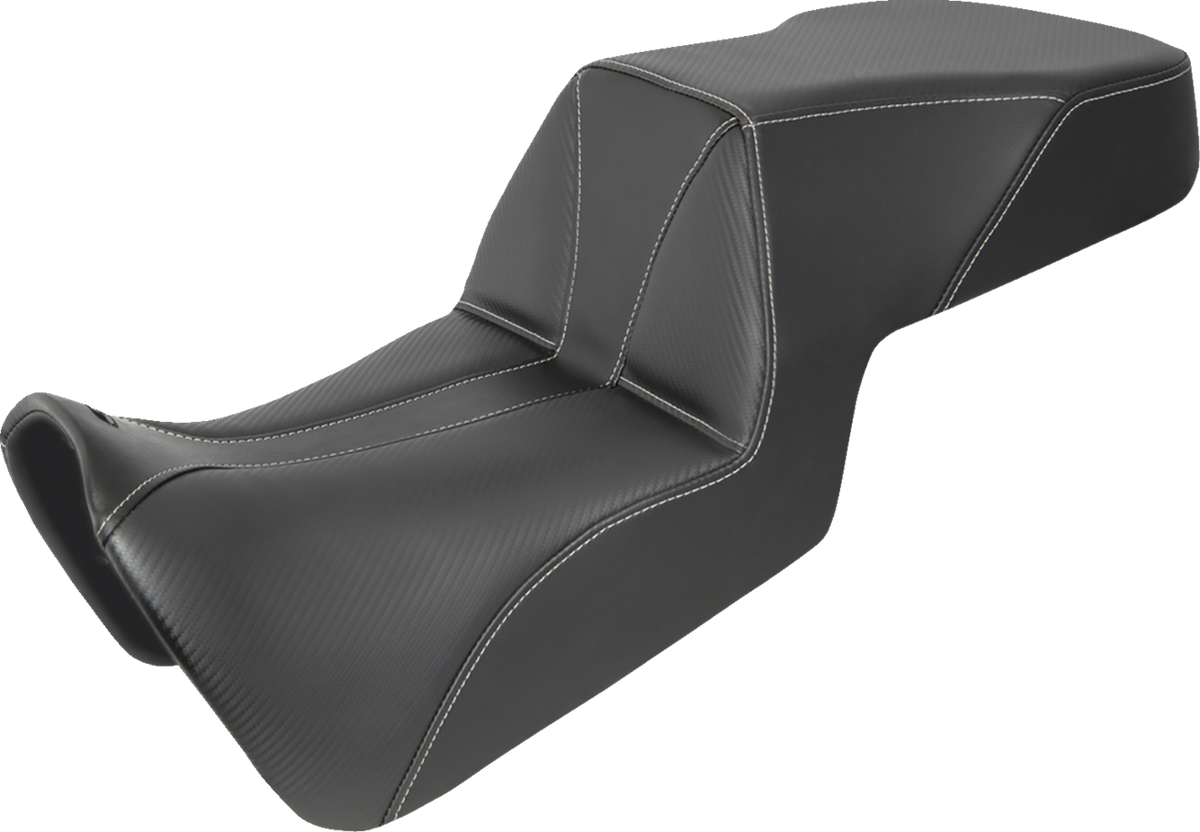 Pan America Adventure Tour Seat - Carbon Fiber/Whisper Black - Low