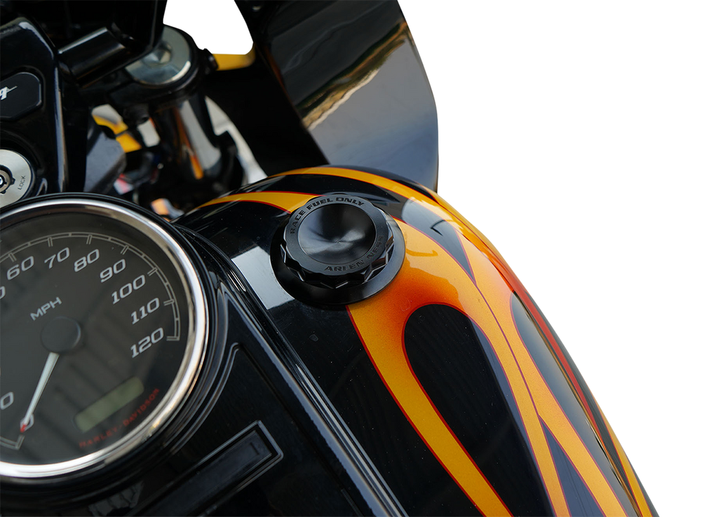 Vented Gas Cap - 12 Point - Black