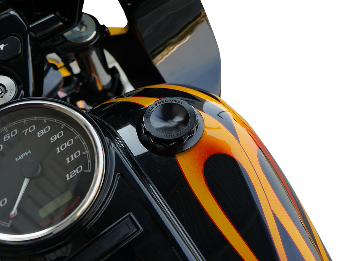 Vented Gas Cap - 12 Point - Black