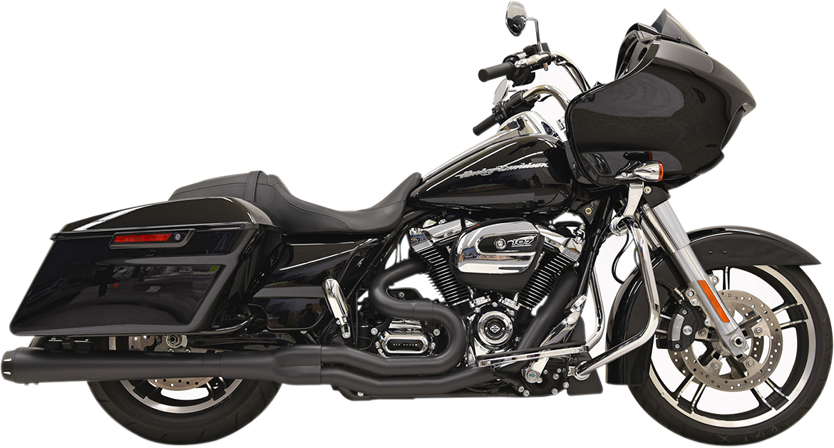 B4 2:1 Exhaust - Black - Megaphone