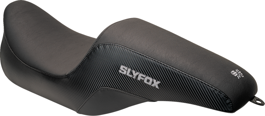 Drifter Seat - Gray Logo - Smooth Vinyl - Carbon Fiber - FL '08-'23