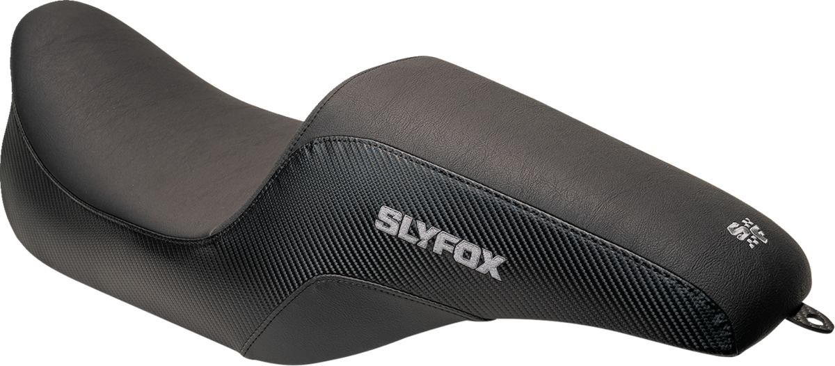 Drifter Seat - Gray Logo - Smooth Vinyl - Carbon Fiber - FL '08-'23