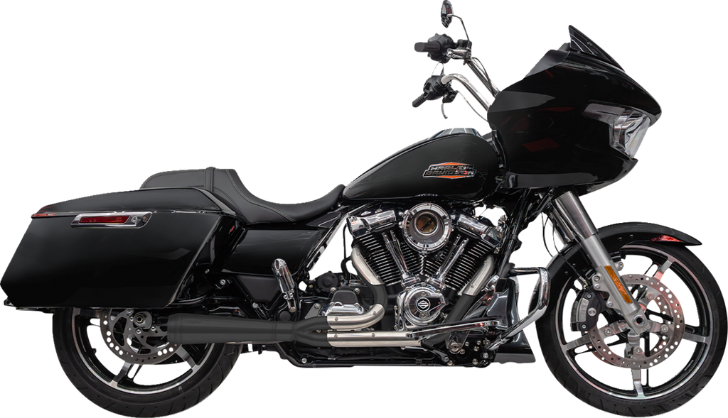 2-into-1 Assault Exhaust System - Black - Touring M8
