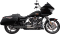 2-into-1 Assault Exhaust System - Black - Touring M8