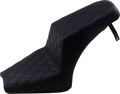 Step-Up Seat - Full Lattice Stitch - Black - Scout Bobber