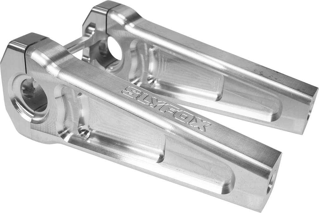 Handlebar Riser Kit - Straight - 1" Clamping - 6" Rise - Raw
