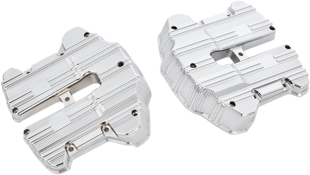 Rocker Box Covers - 10 Gauge - Chrome - '17-'26 M8