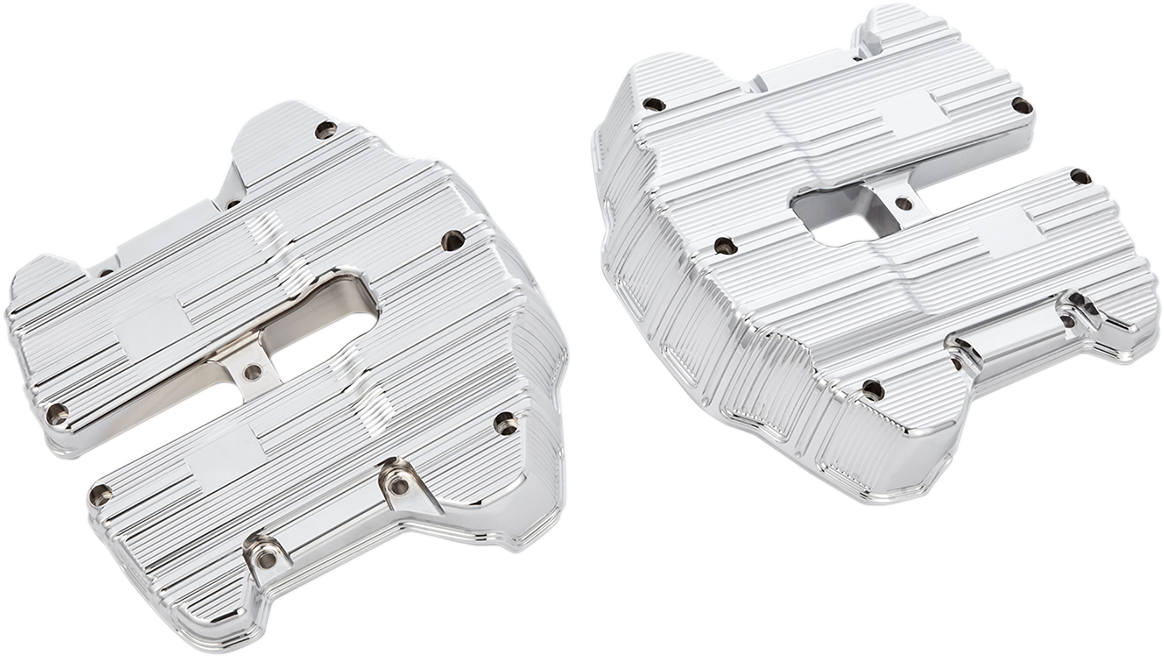 Rocker Box Covers - 10 Gauge - Chrome - '17-'26 M8