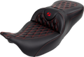 Roadsofa™ Seat - with Backrest - Red Stitch - FL '08-'23