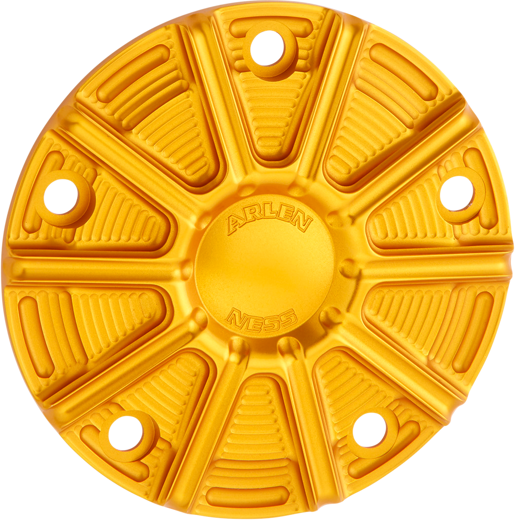 Points Cover - 10 Gauge - 5 Hole - Gold Anodized - '99-'17 Twin Cam