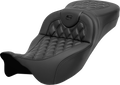 Roadsofa™ Extended Reach Seat - without Backrest - Lattice Stitch - Carbon Fiber - FL '08-'24