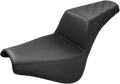 Step-Up Seat - Rear Lattice Stitch - Black - FX '18-'25