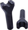 Assault Handlebar Risers - 6" - Black