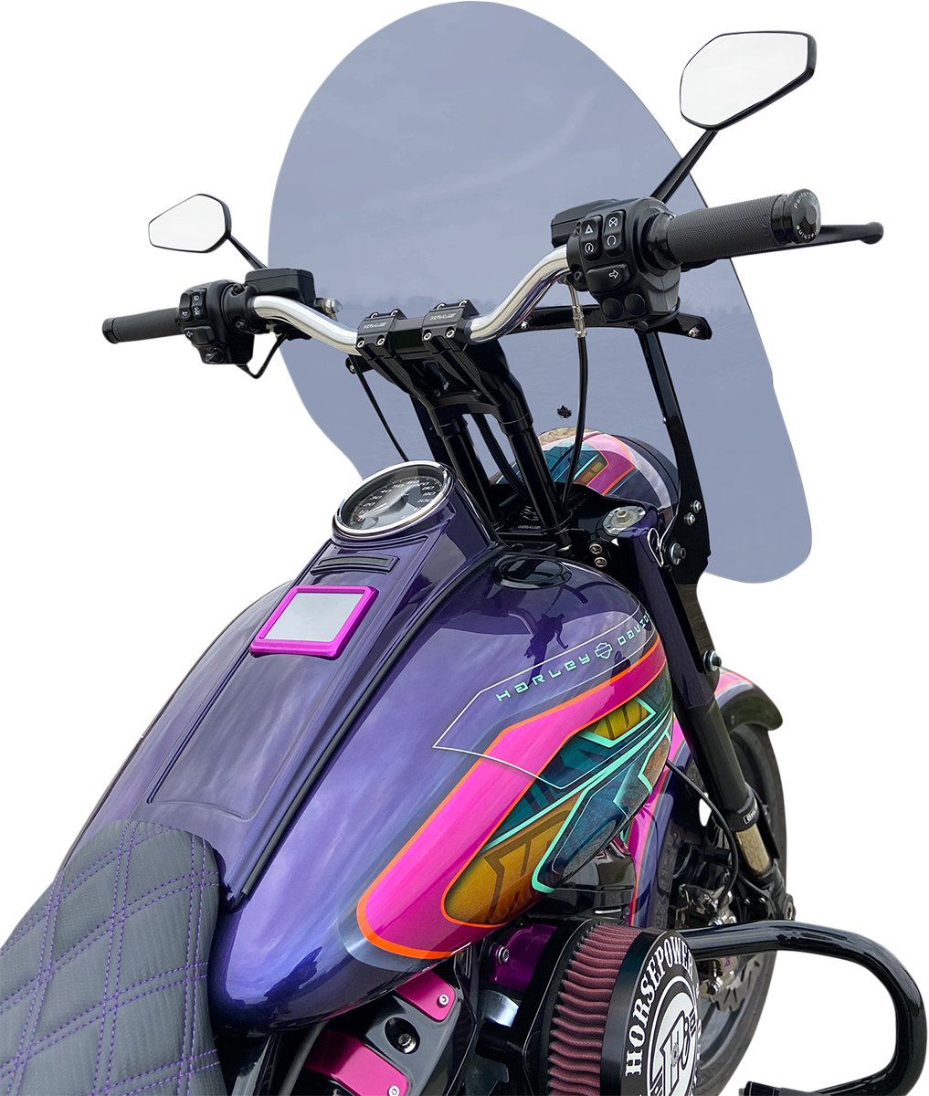 Billboard Flare® Windshield - 17" - Dark Smoke - '18-'26 Harley-Davidson®