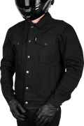 Highway v2 Denim Riding Jacket - Black - Large