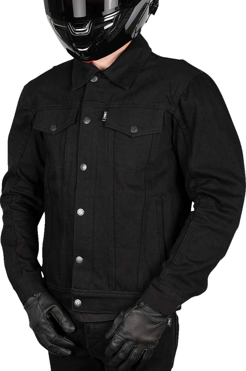 Highway v2 Denim Riding Jacket - Black - Large