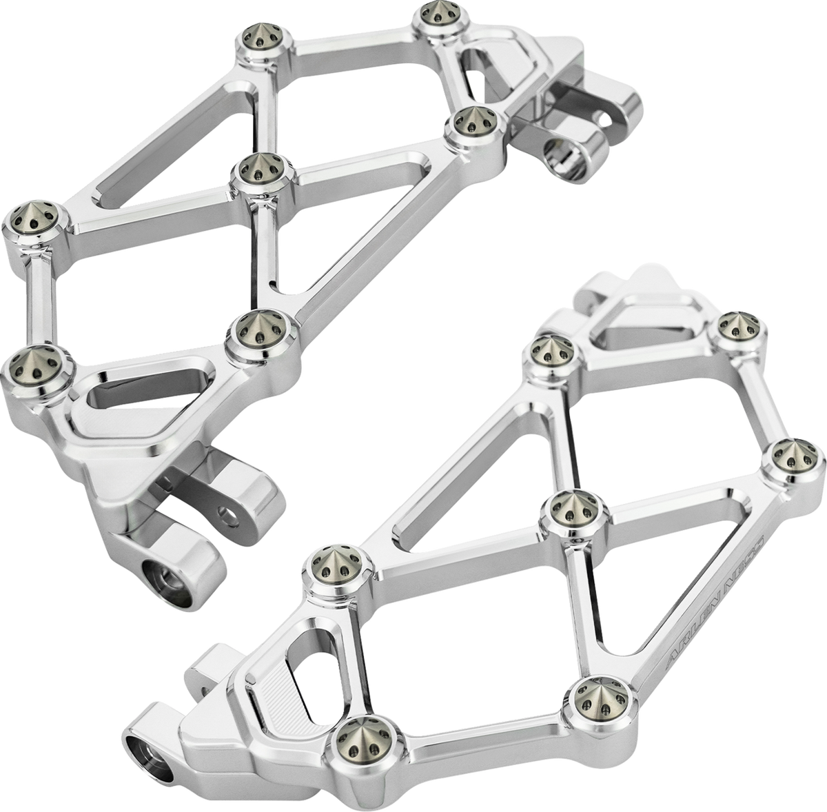 Mini Diamond Floorboards - Driver - Chrome - FL