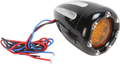 Turn Signals - LED - Deep Cut - Black/Amber - White Ring