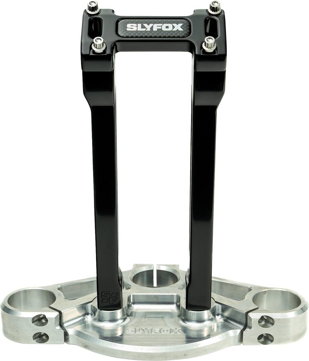 Handlebar Riser Kit - Straight - 1-1/8" Clamping - 10" Rise - Black