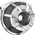 Inverted Series Air Cleaner Kit - Beveled - Chrome