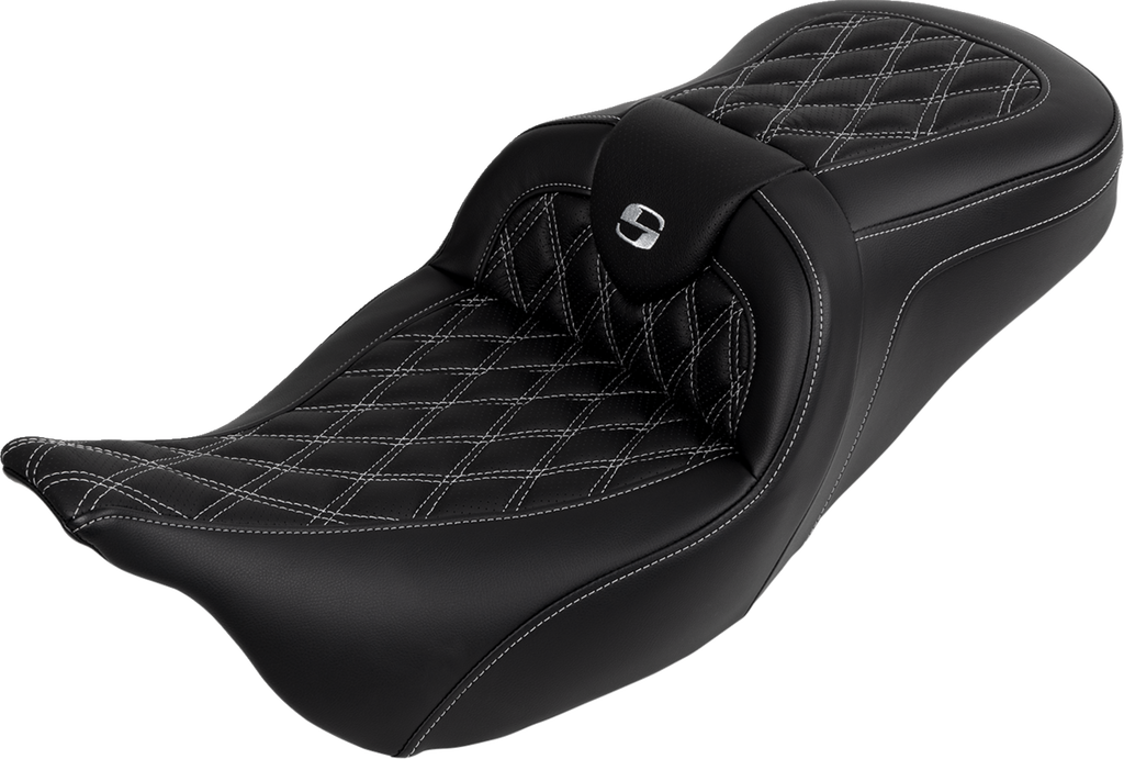 Roadsofa™ Seat - with Backrest - Silver Stitch - FL '08-'23