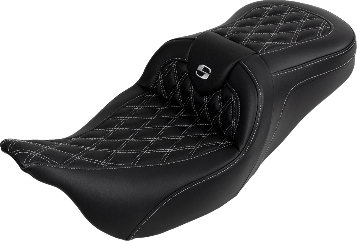 Roadsofa™ Seat - with Backrest - Silver Stitch - FL '08-'23