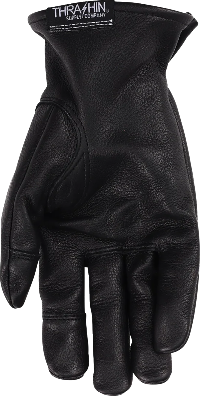Roper Leather Gloves - Black - Large