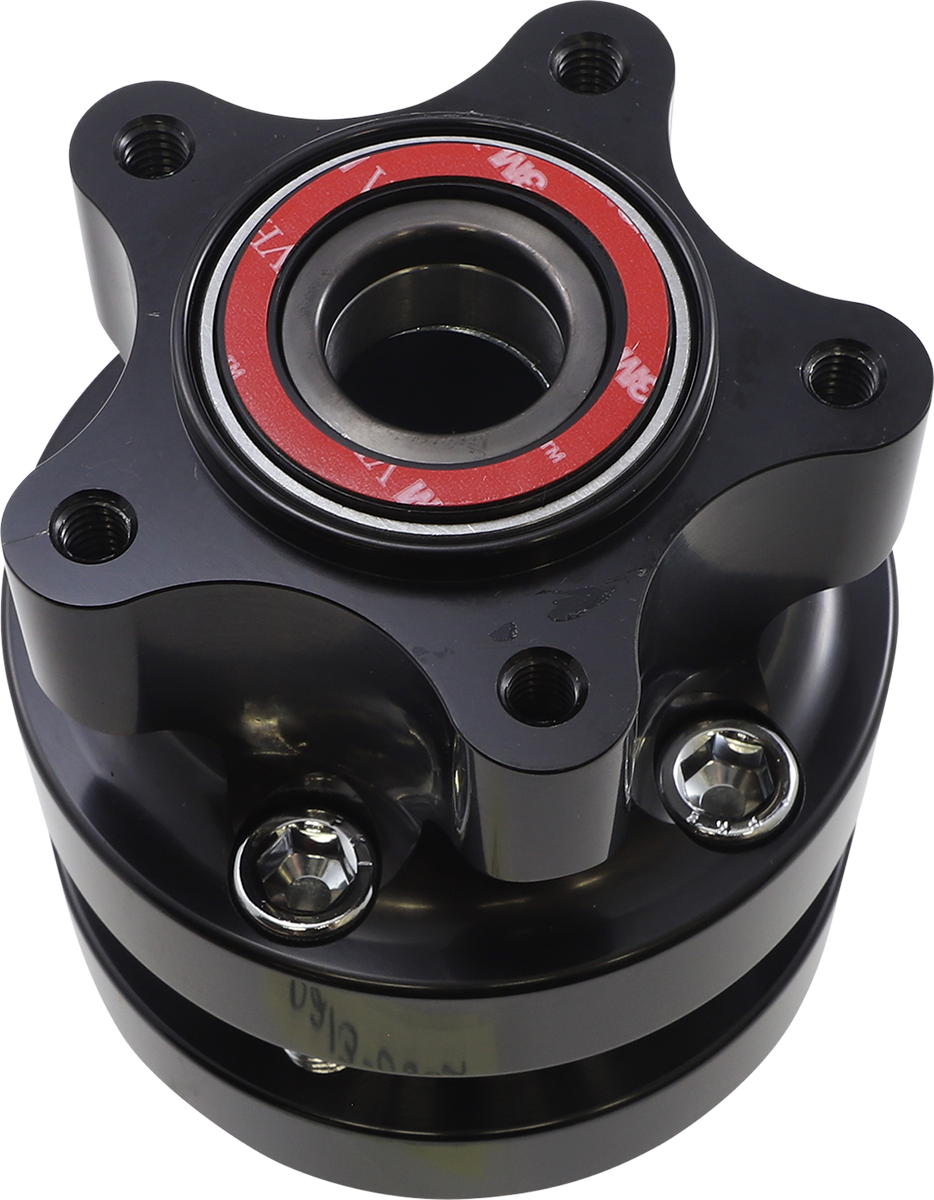 Hub - Cartridge - Front/Single Disc - Black - '08-'26 Touring/Trike