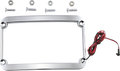License Plate Frame - LED - Chrome