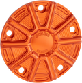 Points Cover - 10 Gauge - 5 Hole - Orange Anodized - '99-'17 Twin Cam