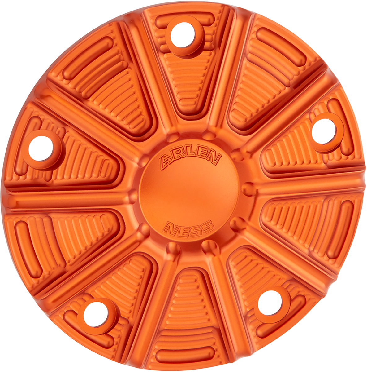 Points Cover - 10 Gauge - 5 Hole - Orange Anodized - '99-'17 Twin Cam