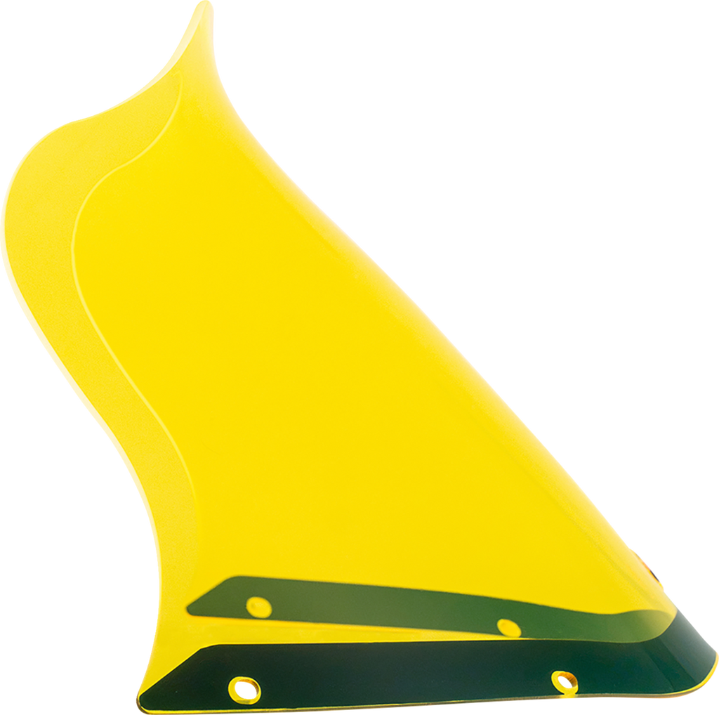 Ice Flare® Windshield - 12-1/2" - Yellow Ice - Saddlemen S-RT Fairing