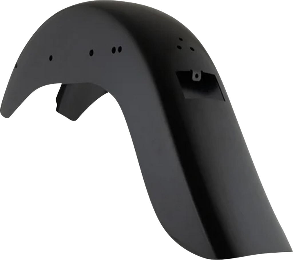 4" Stretched Rear Fender - Stock Taillight Cutout - HD Softail