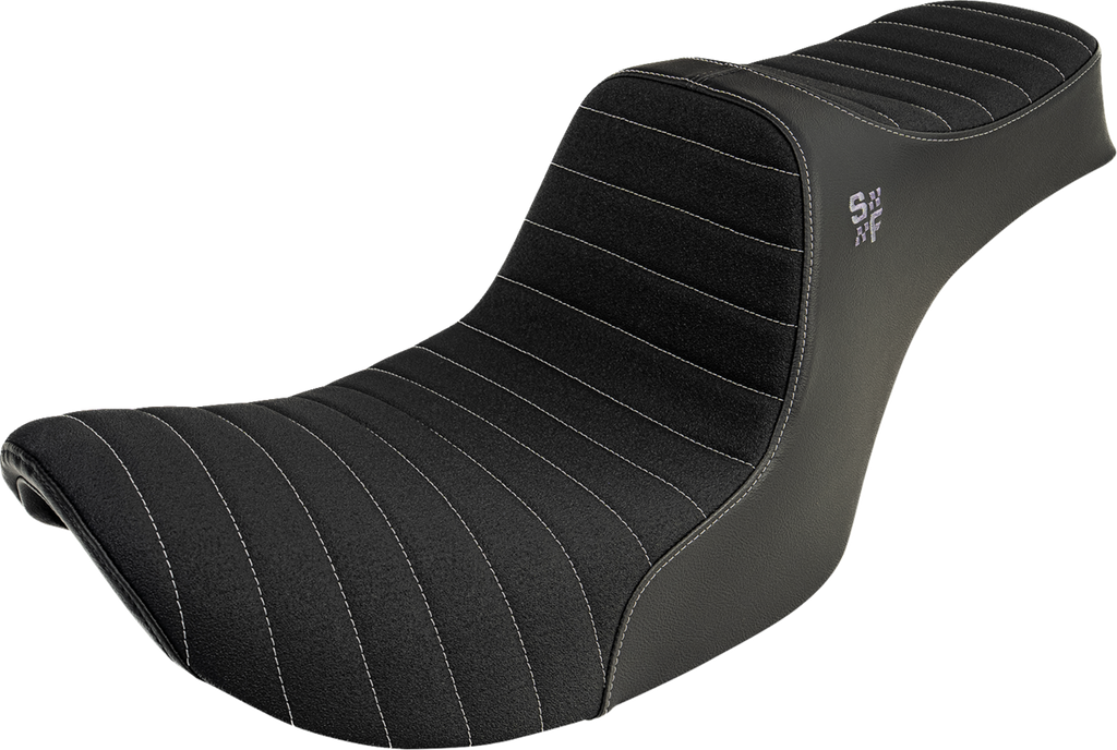 High Noon Seat - Vinyl - Silver Classic Stitch - FXR '82-'00