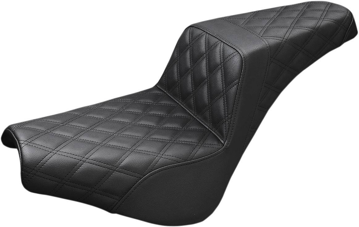 Step-Up Seat - Full Lattice Stitch - Black - FX '18-'25