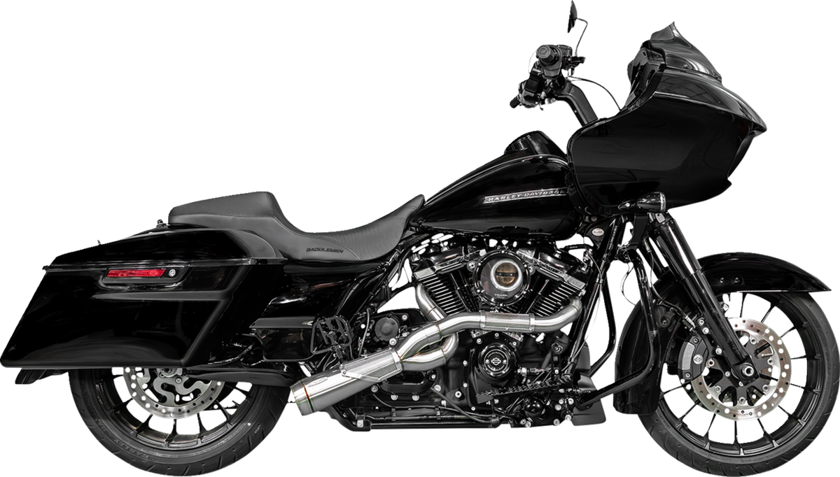2-into-1 Big Sexy Exhaust System - Brushed Stainless Steel