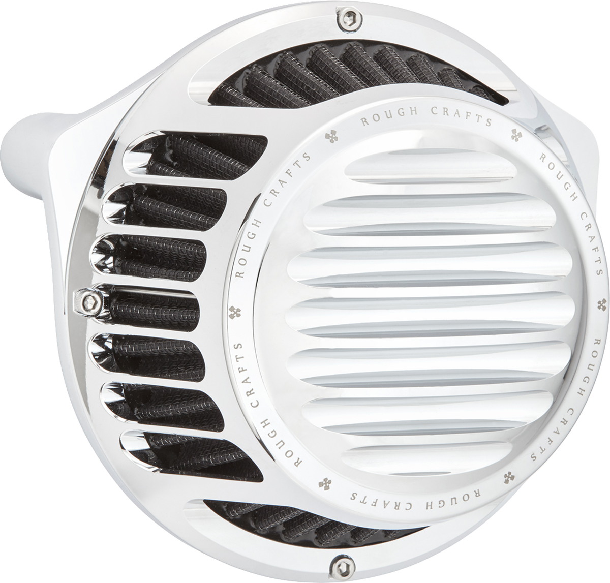 Rough Craft Air Cleaner Kit - Chrome