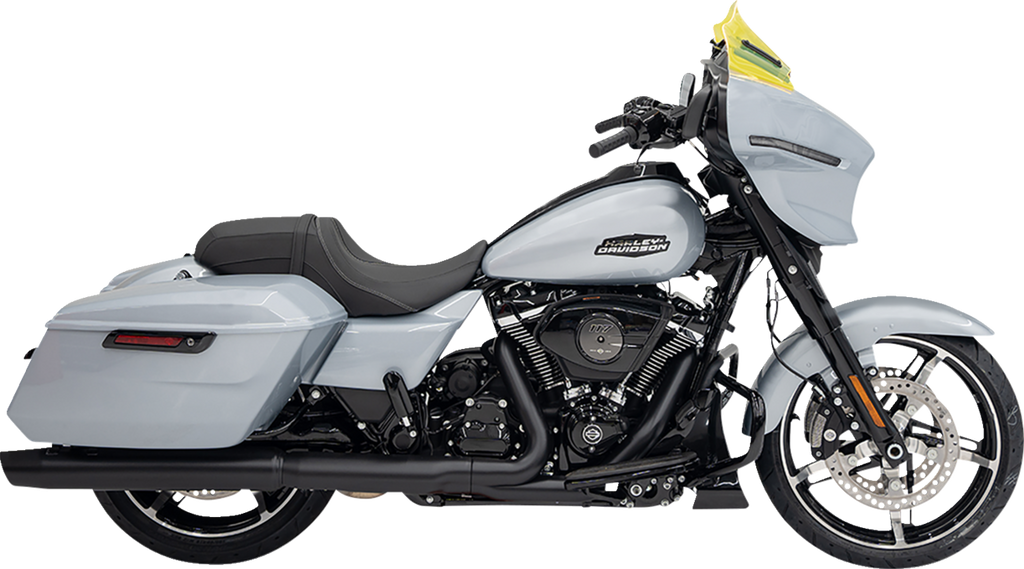 Ice Flare® Windshield - 8" - Yellow Ice - '23-'26 FLHX/FLHLT